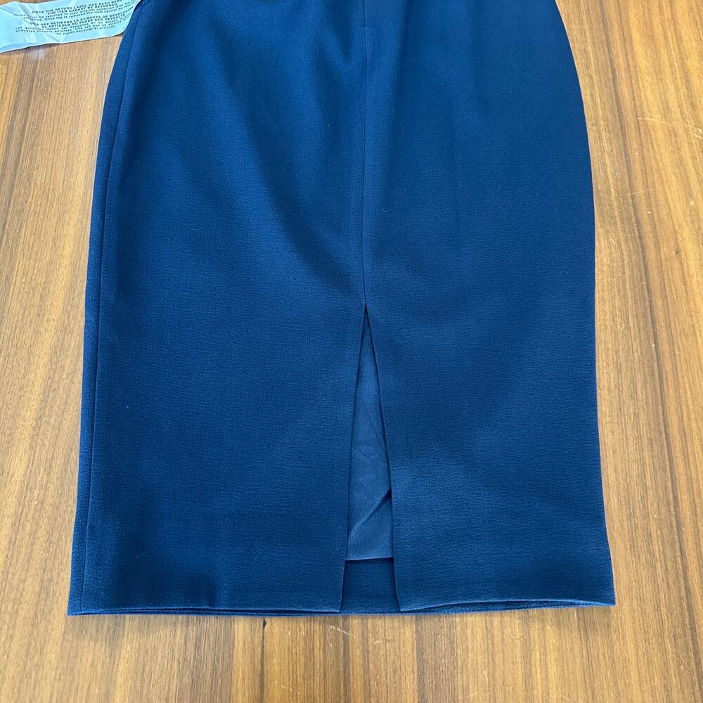 Dress the Population Navy Blue Nicole Sweetheart Pencil Cocktail Dress, Small - Picture 8 of 10